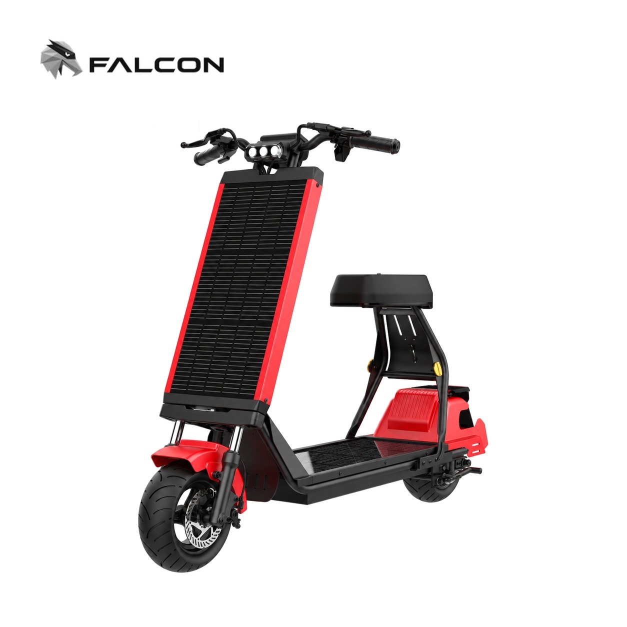 Solar-powered scooter