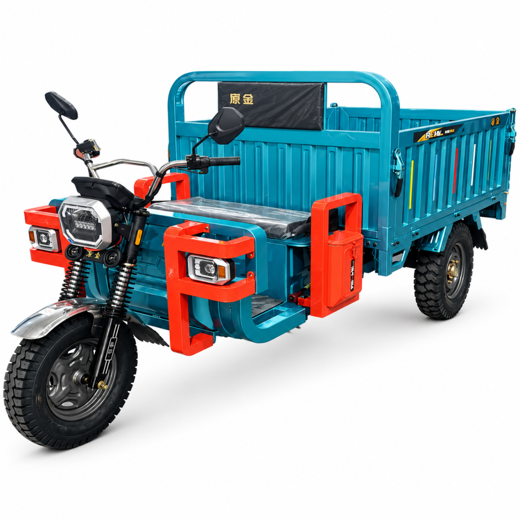 ZH-CP025 electric cargo tricycle front three-quarter view