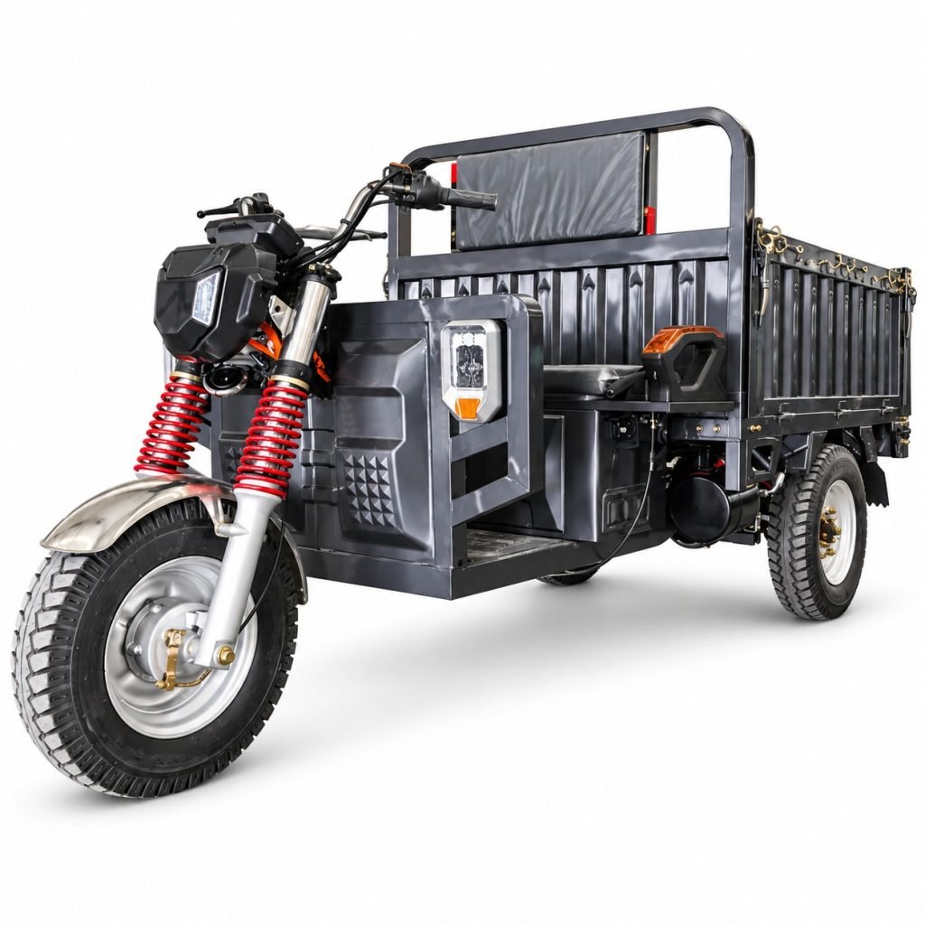 ZH-CP030 electric cargo tricycle front three-quarter view