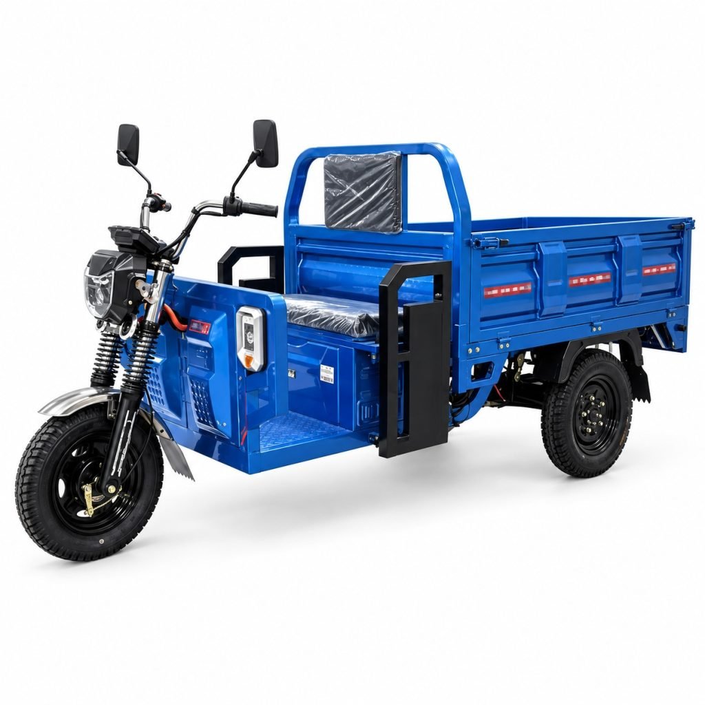 ZH-CP031 electric cargo tricycle front three-quarter view