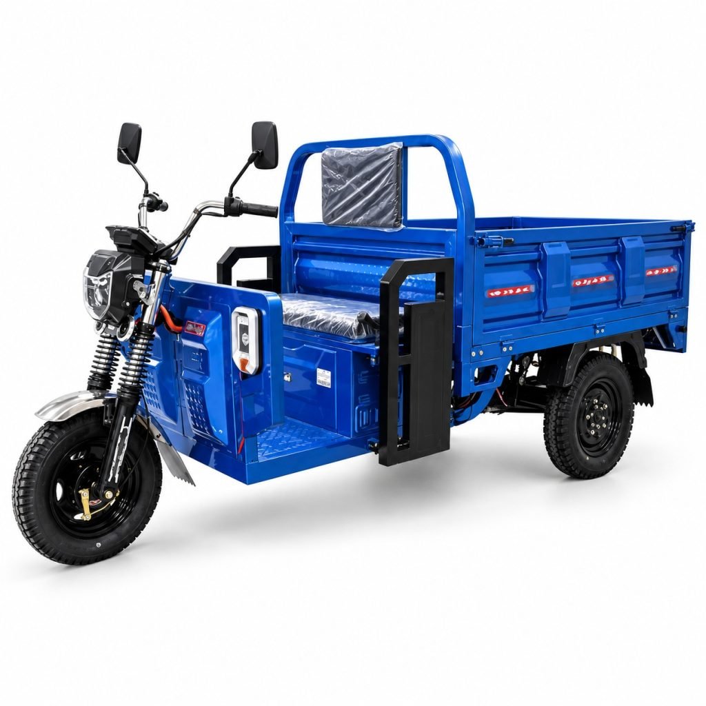 ZH-CP032 electric cargo tricycle front three-quarter view