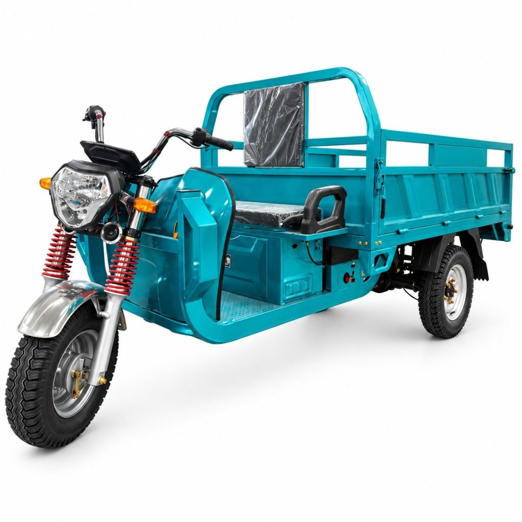 ZH-CP033 electric cargo tricycle front three-quarter view