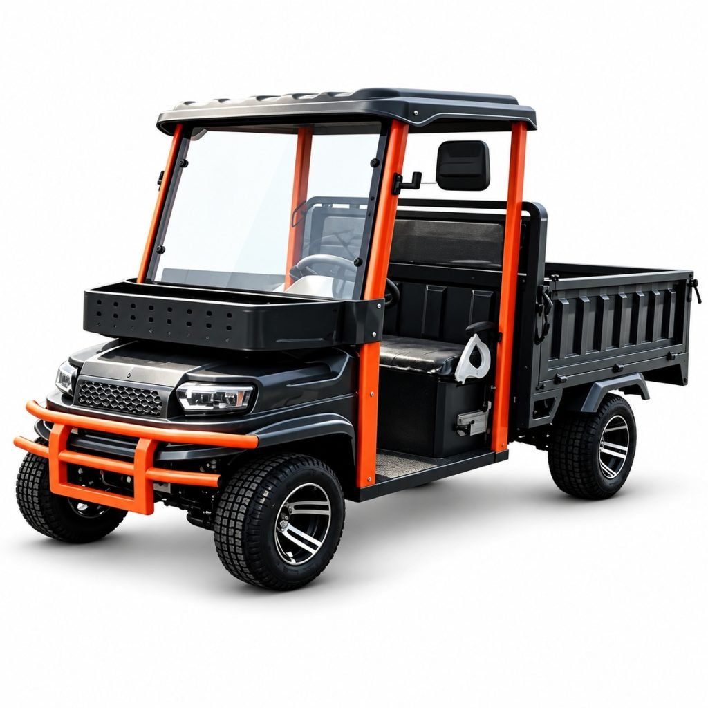 Cabin Electric Cargo Tricycle ZH-QD008 | 2500W, 800kg